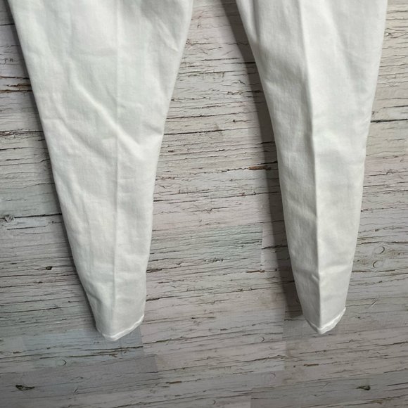7 For All Mankind White Lace Embellished Jeans skinny size 25 - Picture 9 of 11